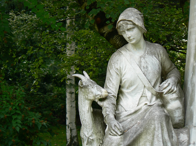 Le Jardin du Luxembourg: statue Ferdinand Fabre 150